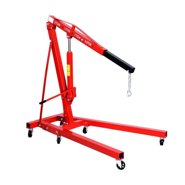 Hydraulic car lift engine crane