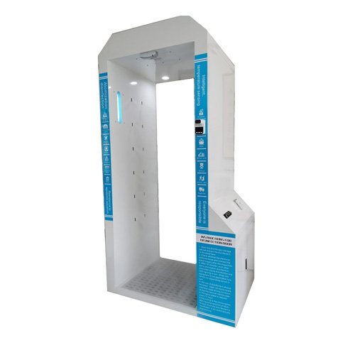 Disinfection door